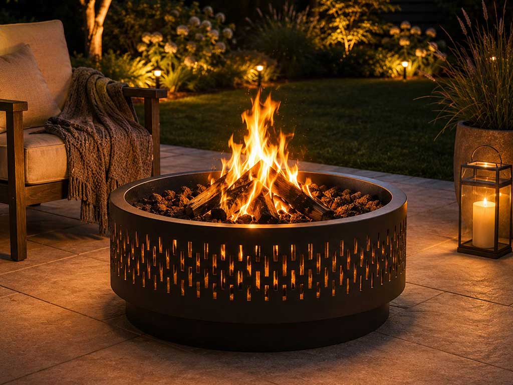 Outdoor firepit placeholder