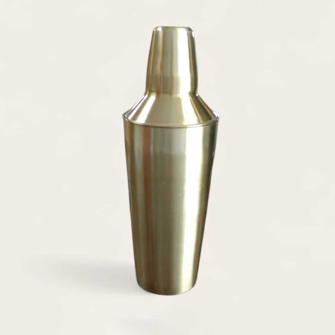 Brass Plated Stainless Steel Cocktail Shaker
