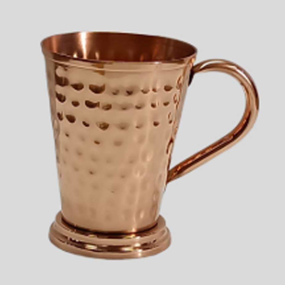 King Copper Mug Mirror Hammered