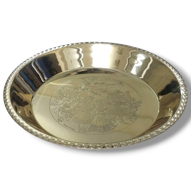 Brass shubh vivah parat