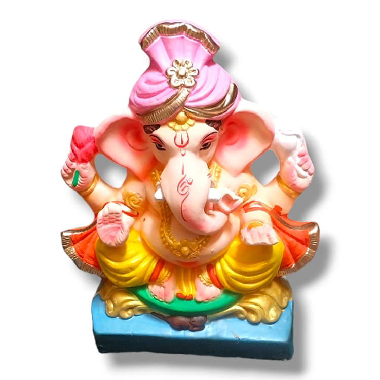 Coloured Ganesh ji Eco friendly