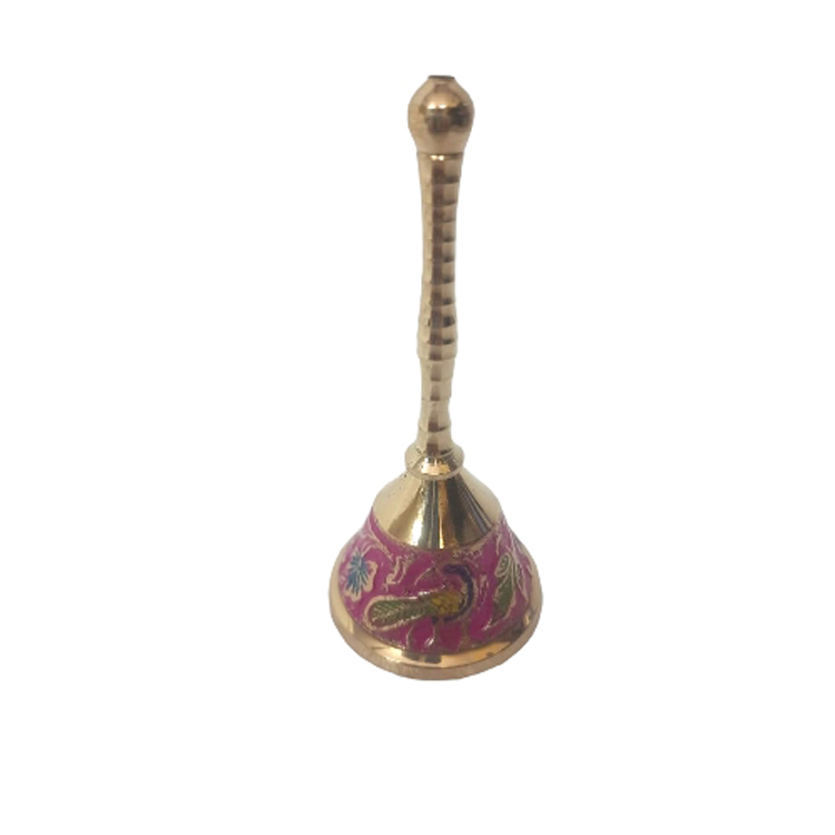 Coloured Peacock Bell