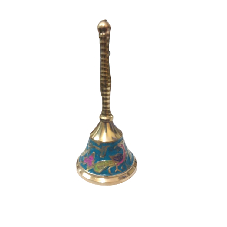 Coloured Peacock Bell