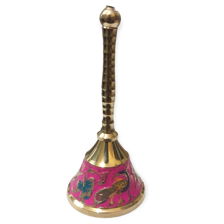Coloured Peacock Bell