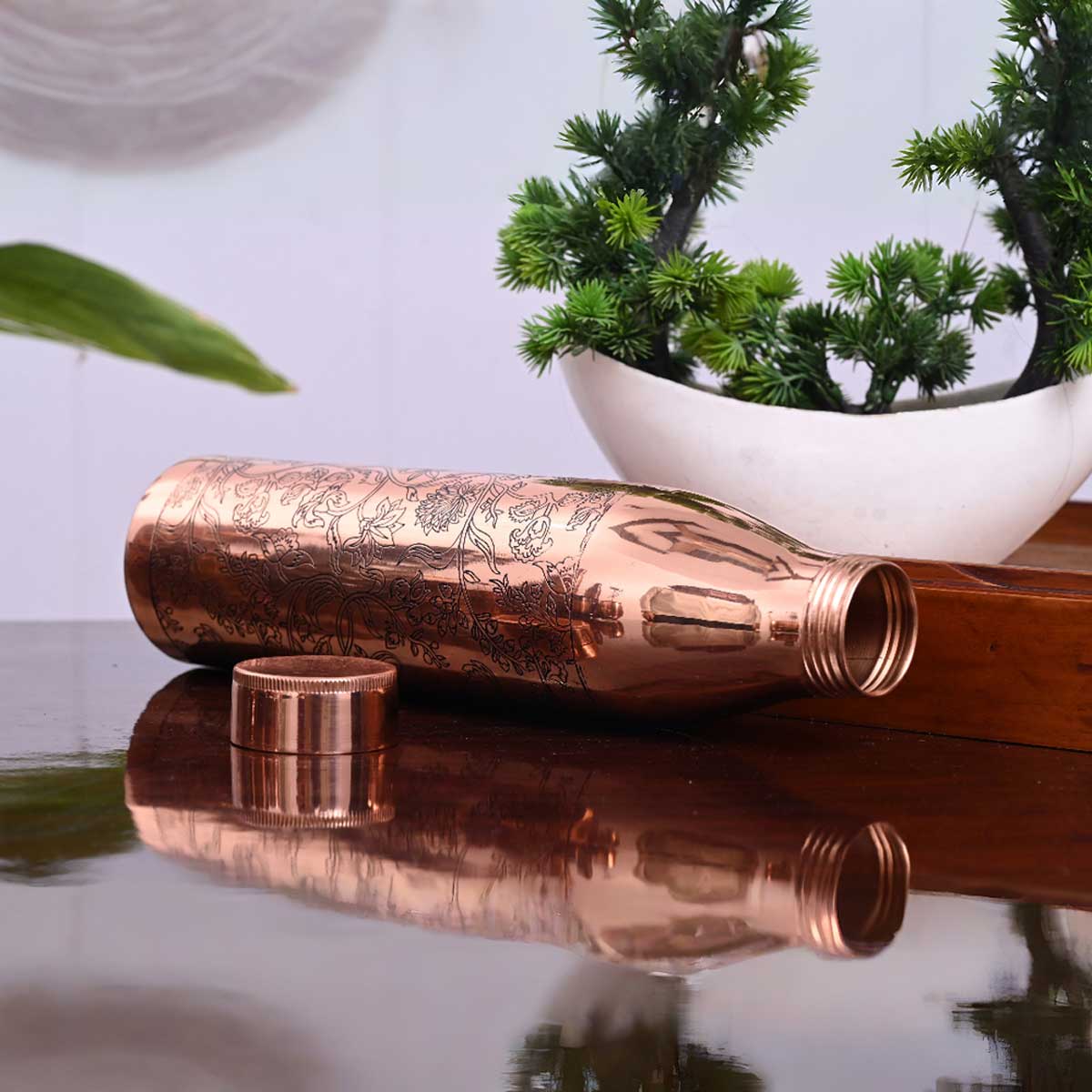 Queen Copper Bottle  Dark Embossed photo 2