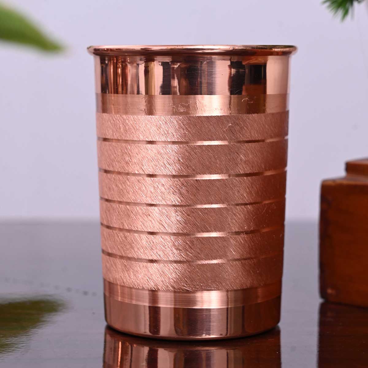 Classic Copper Glass  Mirror Silver Touch