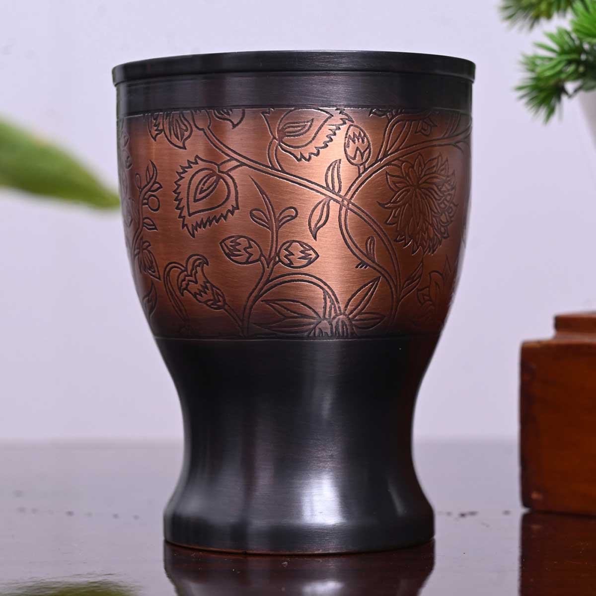 Champion Glass  Antique Etching