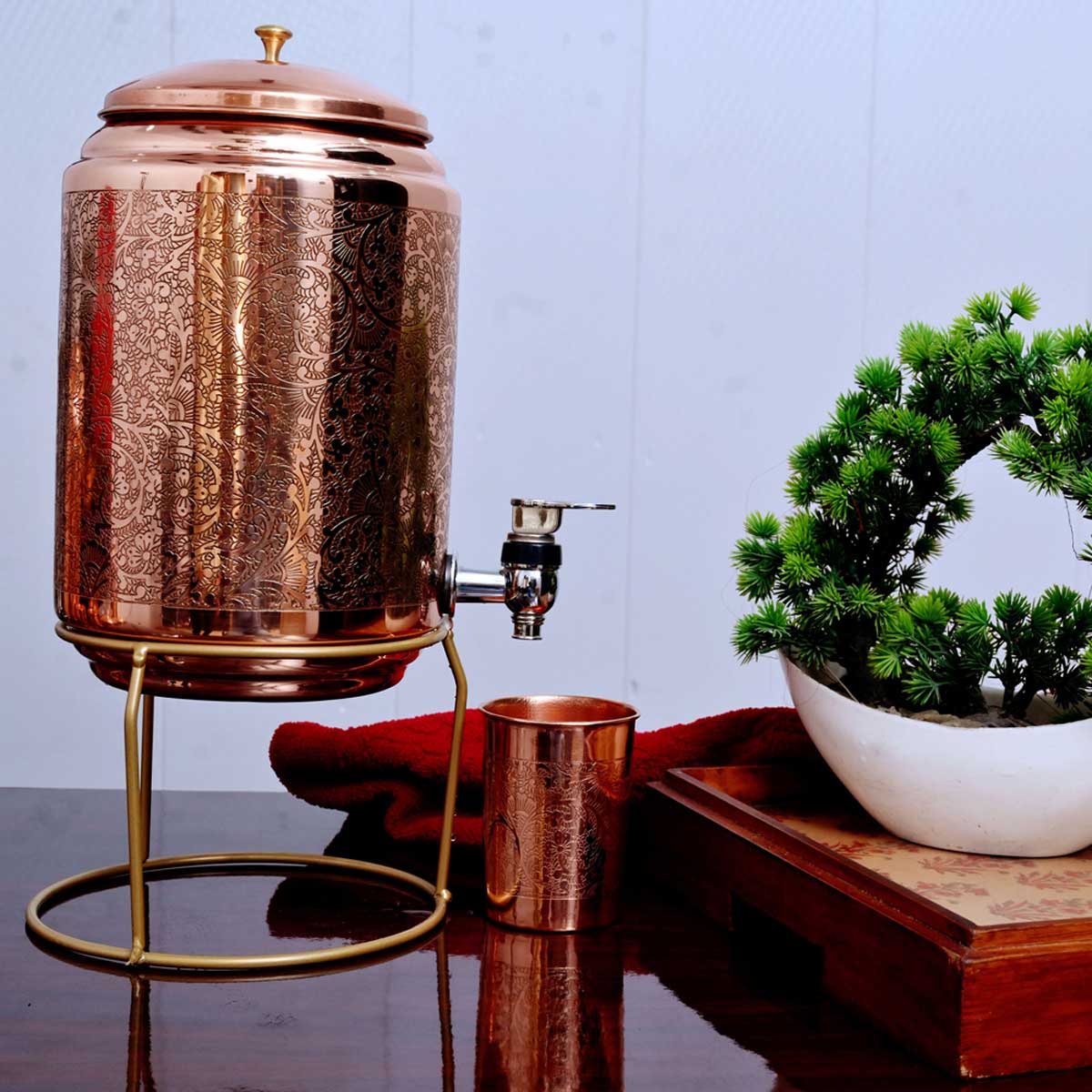 Classic Water Dispenser Mirror Etching 