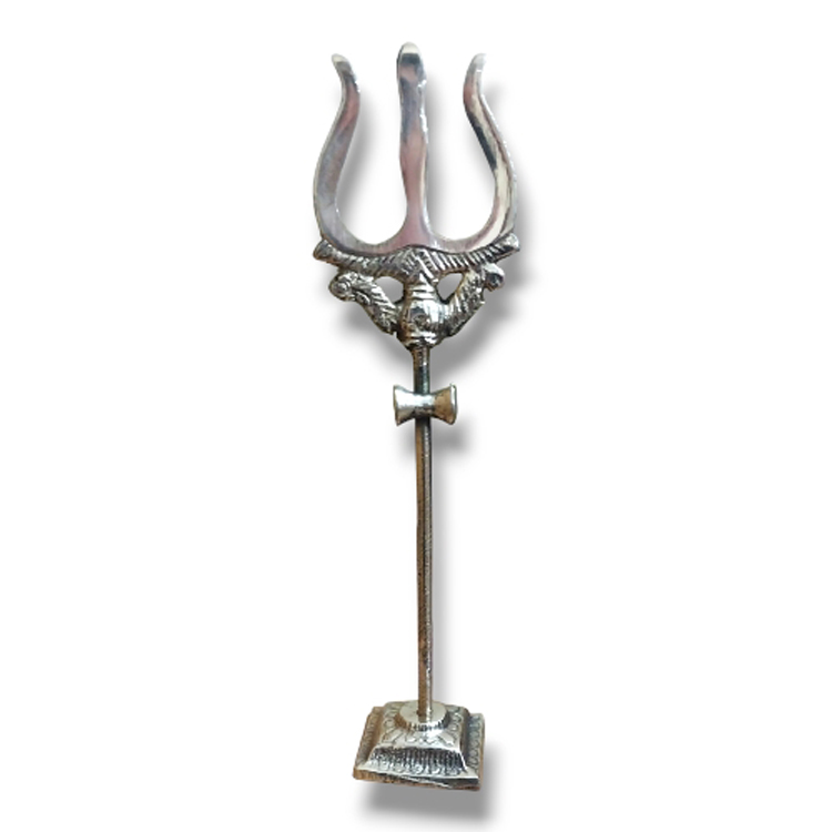 Dumroo Tirshul with Base