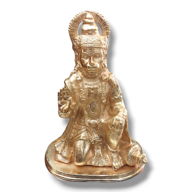 Gold Plated Ashirvad Hanuman ji