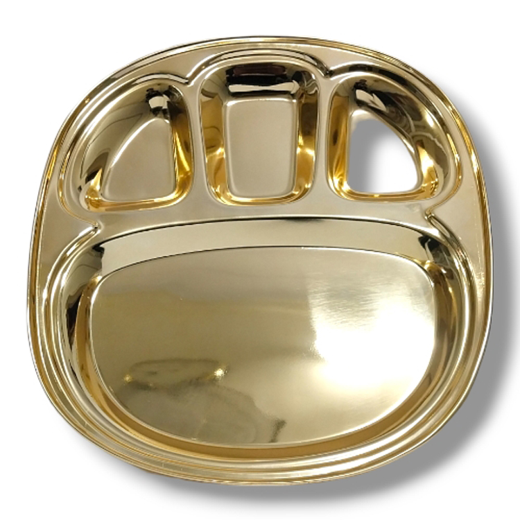 Gold Plated Bhojan Thal