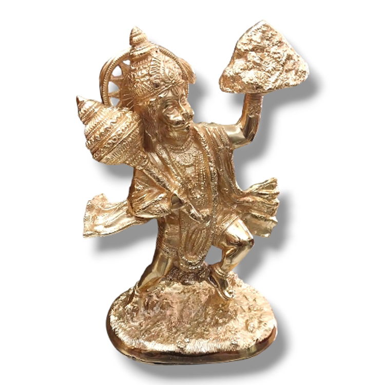 Gold Plated Pahad Hanuman ji