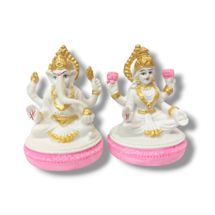 Resin Laxmi Ganesh Set
