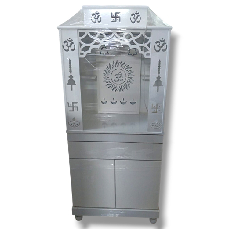 Wooden Mandir open